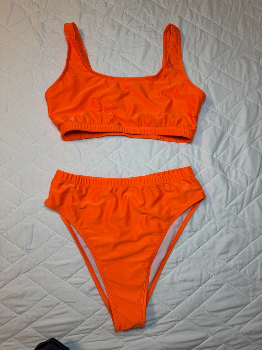 Neon orange bikini